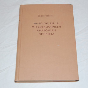 Niilo Pesonen Histologian ja mikroskooppisen anatomian oppikirja